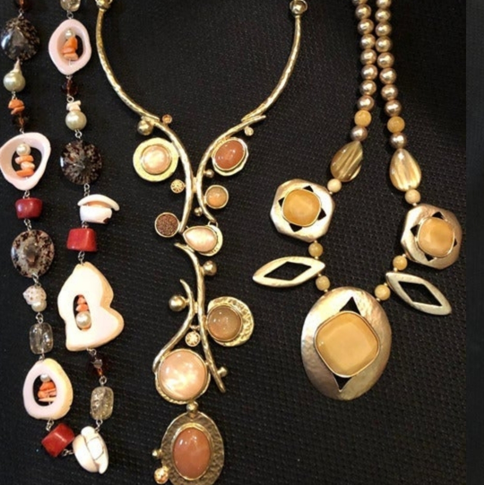 🔴SOLD🔴Bundle of 3 Chico's Necklaces lot#6 - Picture 3 of 7